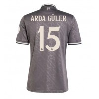 Camiseta Real Madrid Arda Guler #15 Tercera Equipación 2024-25 manga corta